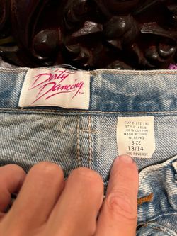 Dirty Dancing denim shorts size 13/14