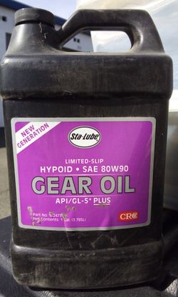 1-gallon CRC Sta-Lube API/GL-5 Plus New Generation Limited Slip Gear Oil 80W-90