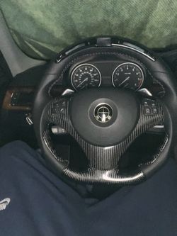 Bmw 335i /328i Led carbon fiber steering wheel