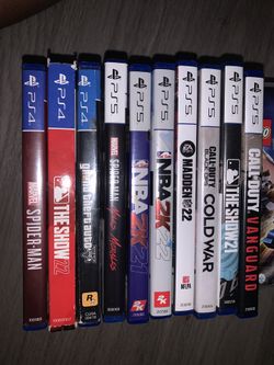Playstation 5 and Playstation 4 Games