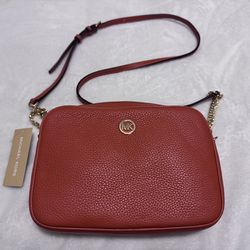 Brand new Michael Kors tangerine crossbody bag