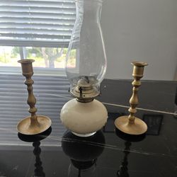 Original Antique Hurricane Lamps