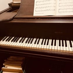 Baby Grand Piano w/ Bench – Great Tone – $500