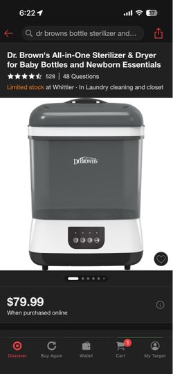 Dr browns bottle sterilizer and dryer