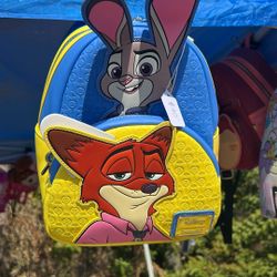Disney Lounge Flies Zootopia Two Nick And Judy Mini Backpack