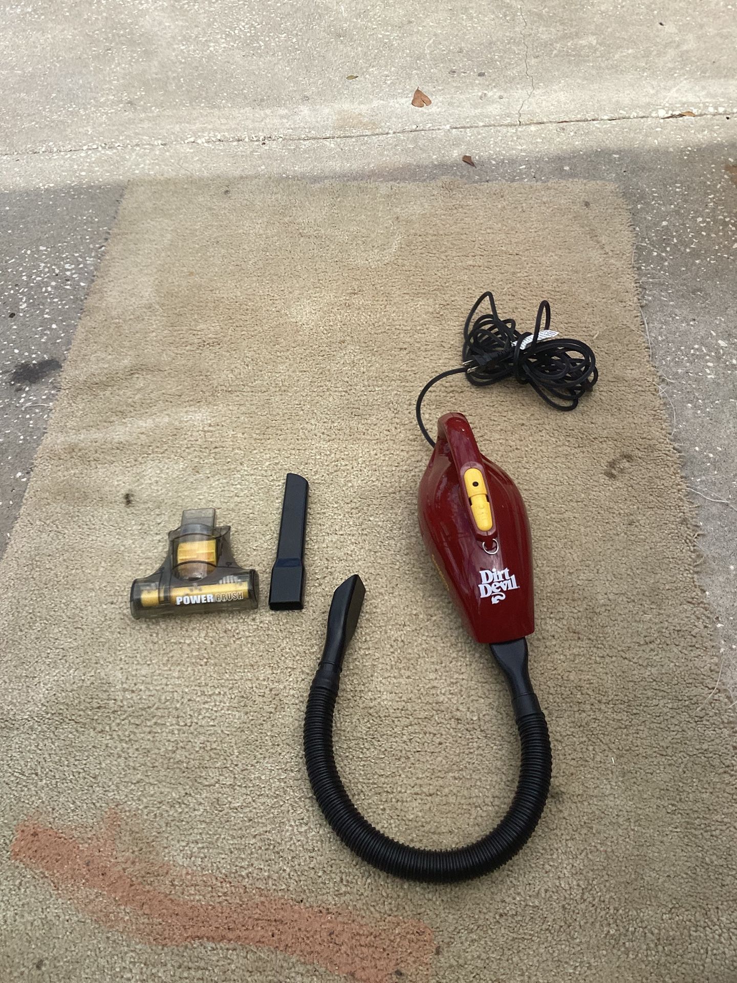 Dirt Devil Scorpion Turbo Car Vacuum