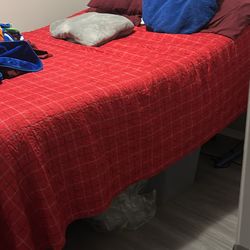 Adjustable Queen size bed frame and mattress