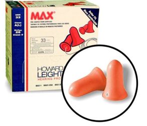 Hearing Protection Ear Plugs Howard Leight MAX-30 100 Pairs. Honeywell