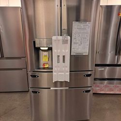 brand new 36in lg smart refrigerator with 1 year warranty