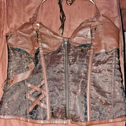 Steampunk Corset Top Size 3XL
