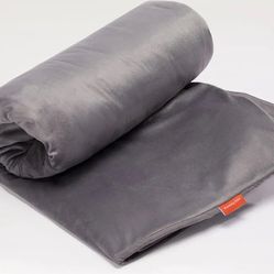 Gray Weighted Blanket - Soft Microfiber Comforter with Even Pressure Distribution - 60”x80”