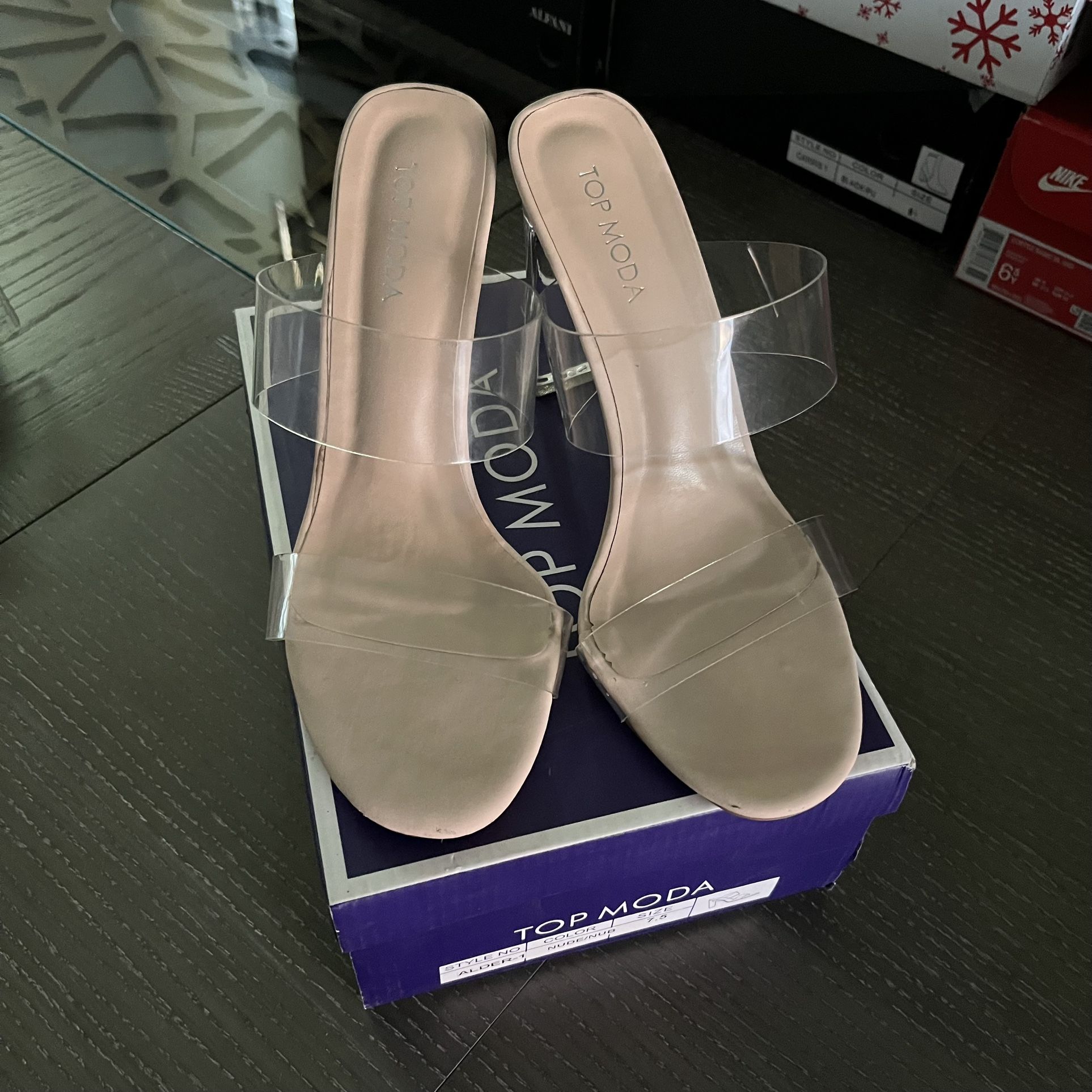 Clear High Heels TOP MODA