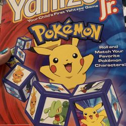 Pokemon Yahtzee Jr. board game 