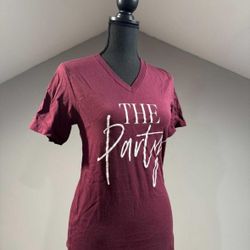 Like New XS Maroon The Party Shirt