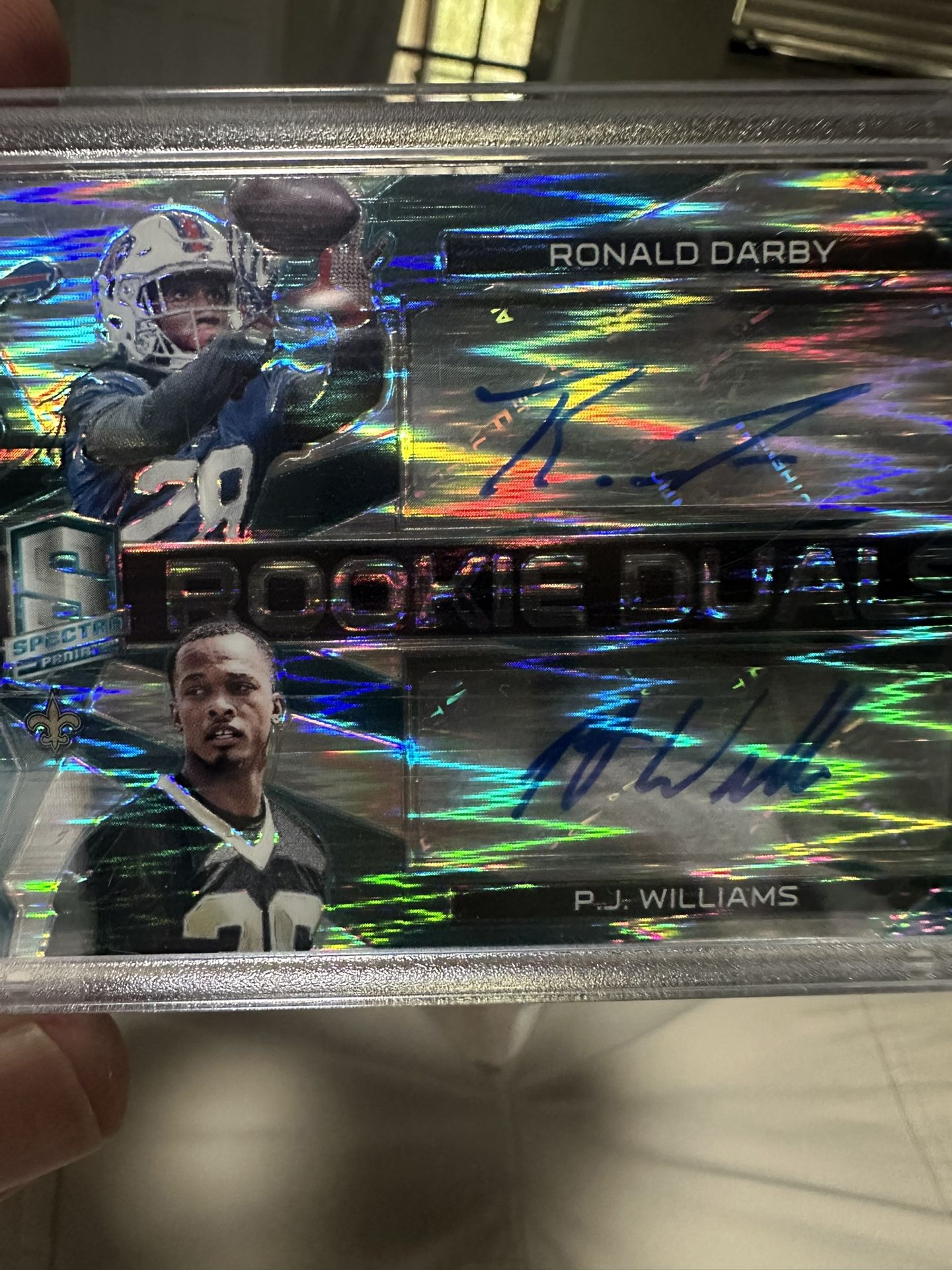 Ronald Darby P.j Williams Rookie Duals Auto Number 18/50