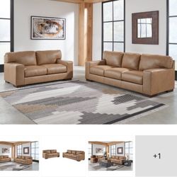 Leather Love Seat Couch NEW 