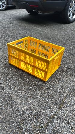 Collapsable storage bin