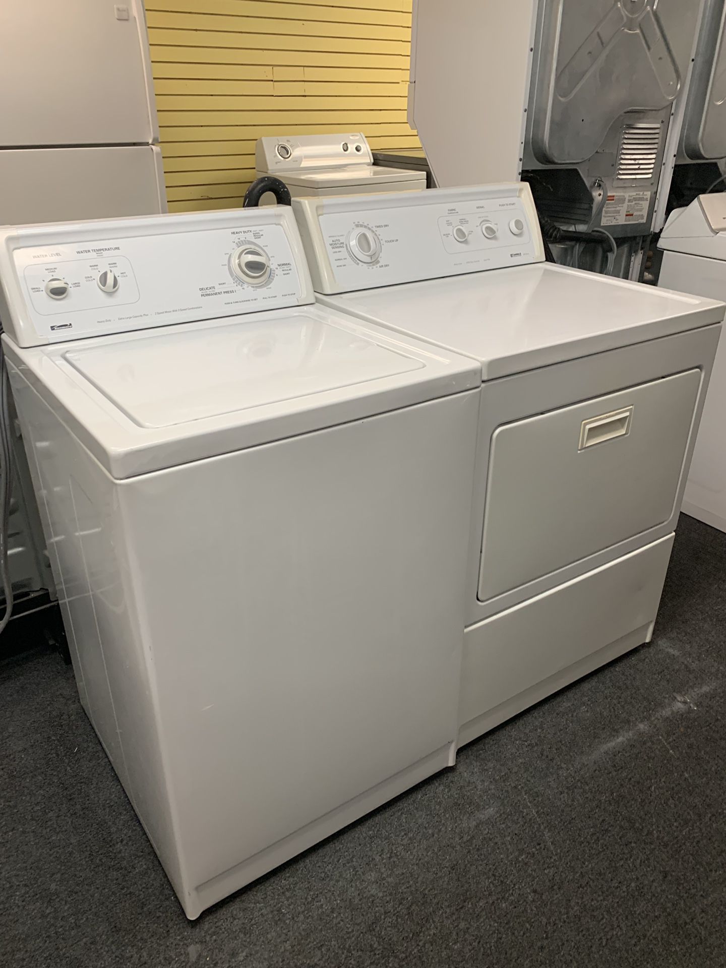 Kenmore, Top Load Washer and Electric Dryer Set, Used in Excellent Condition, 90 Day Warranty