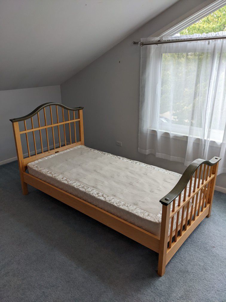 Twin Bed Frame With Boxspring 