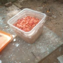 box of button caps  for roofing