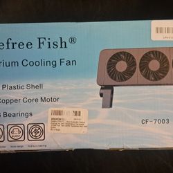 Poafamx Aquarium Chiller, DC12V Aquarium Cooling Fan with 3-Speed Brand New