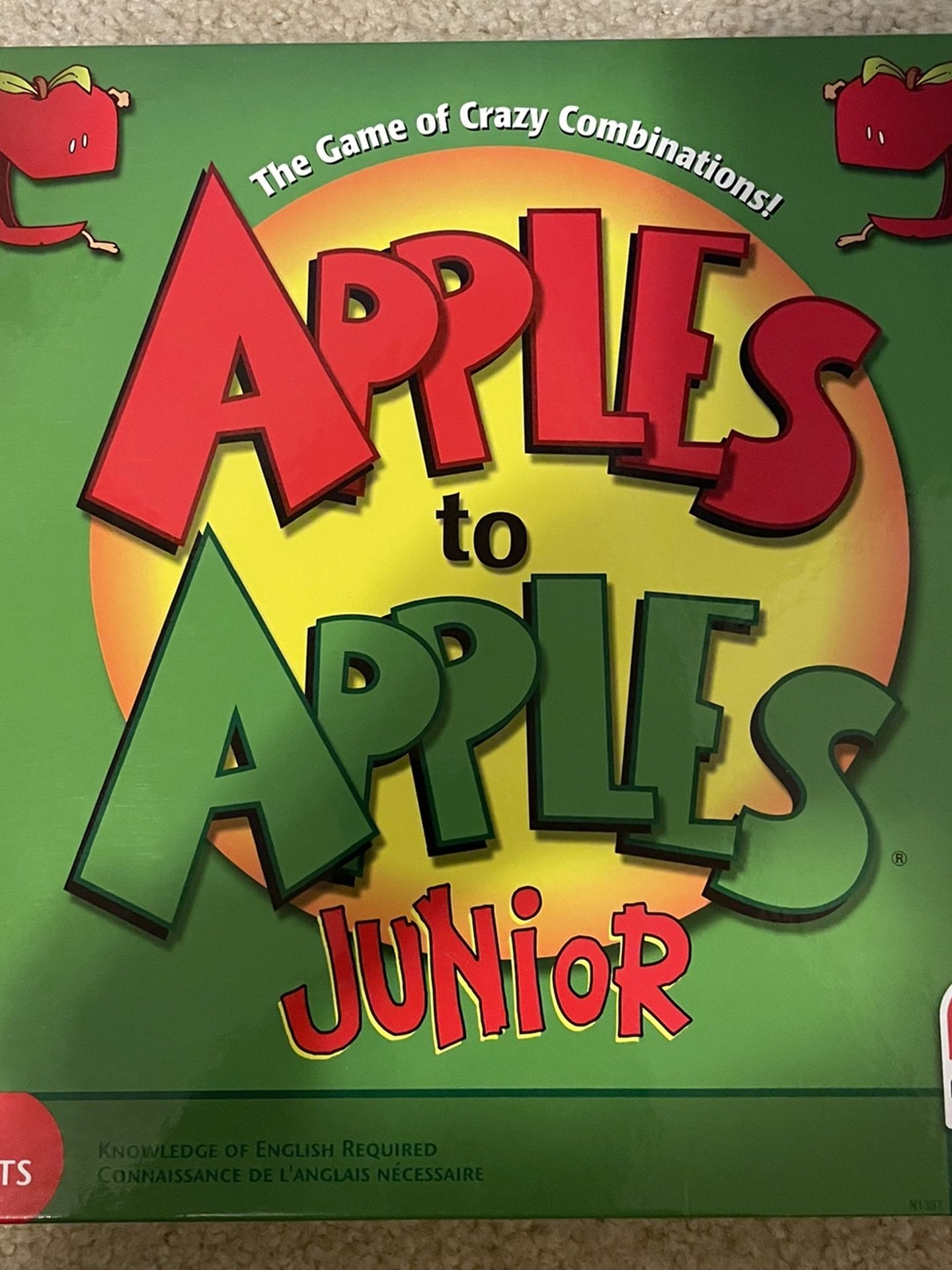 Apples To Apples Junior Board Game