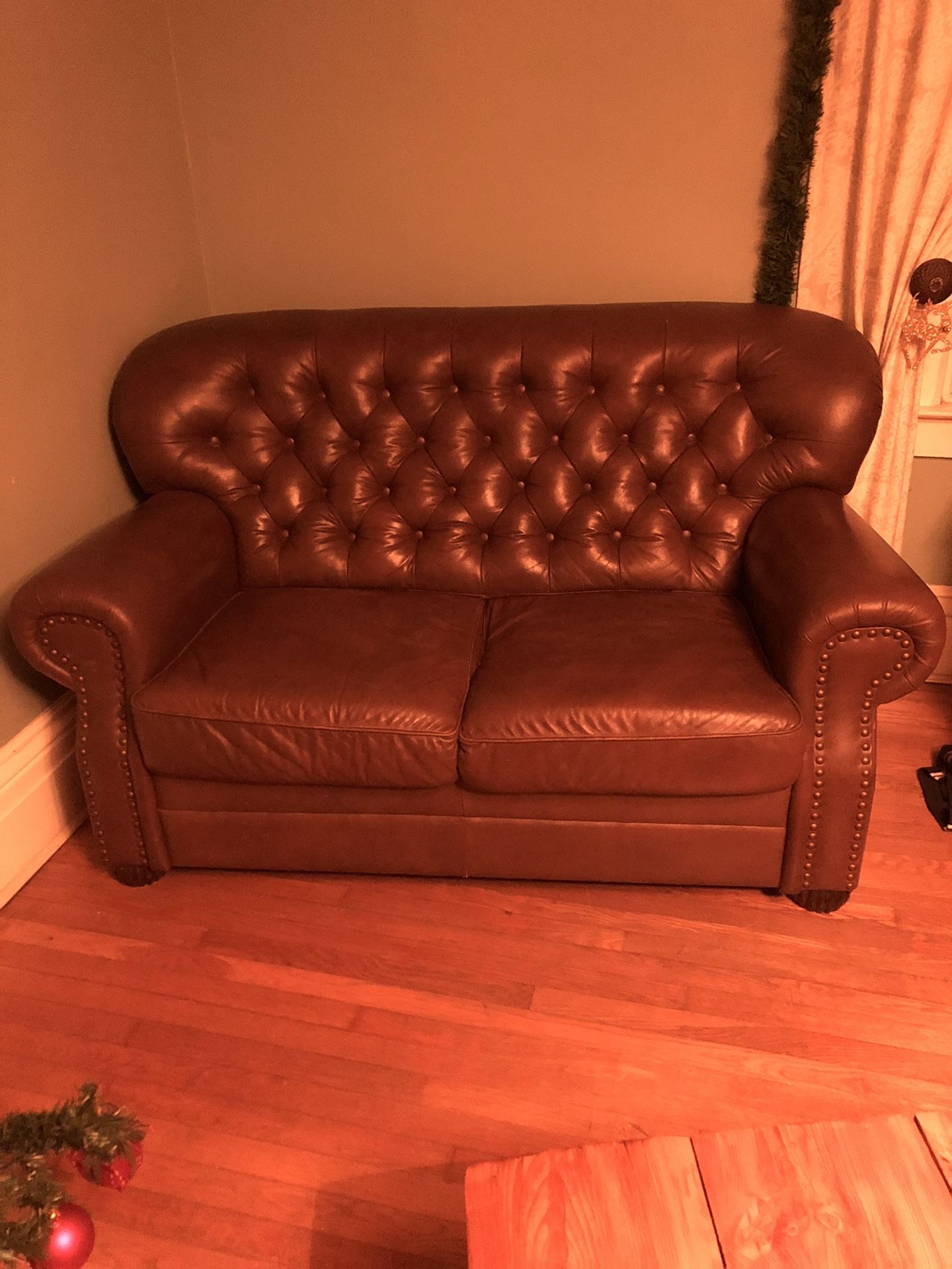 Leather sofa