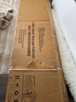 Steel storage cabinet