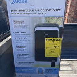 New Never Used Midea 10,300 BTU Portable AC 