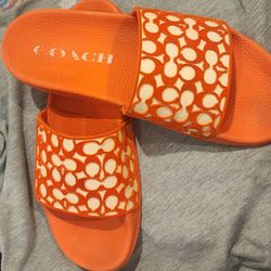 Coach slides sz 9