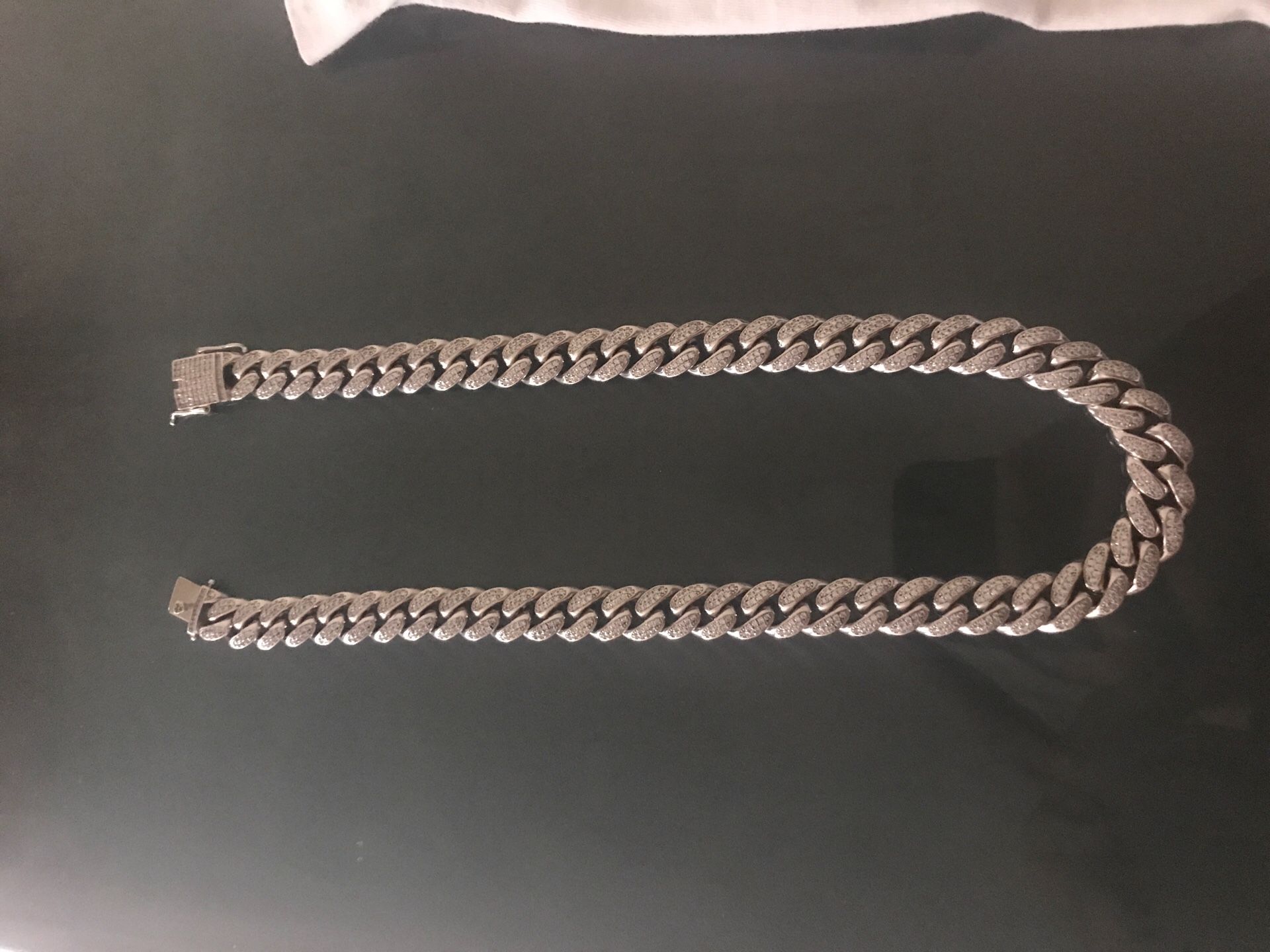 18” sterling silver .925 cuban link necklace