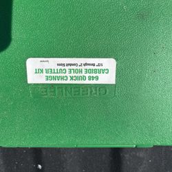 Greenlee Hole Punch Set 