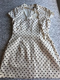 Zara polka dots dress size XL