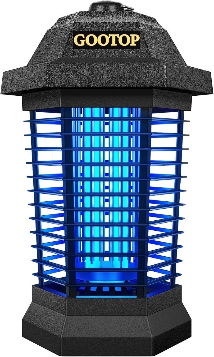 GOOTOP Bug Zapper Outdoor, Mosquito Zapper Outdoor, Electric Fly Zapper,Fly Traps, Mosquito Killer, 3 Prong Plug,Flying Insects Zapper Outdoor 90-130V