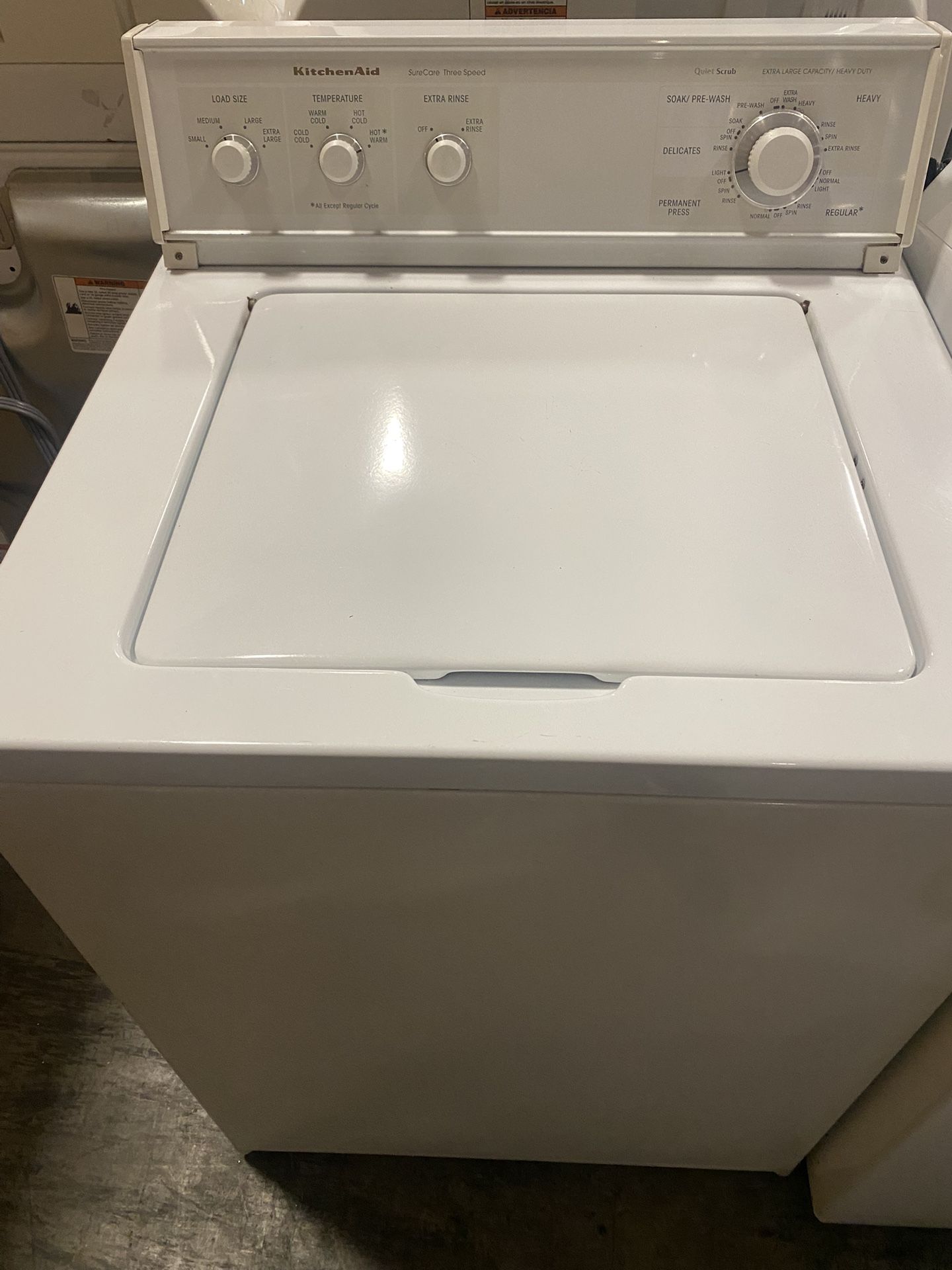 SINGLE WASHING MACHINES WASHER* TOP FRONT LOADS ATTACHMENTS WARRANTY INCLUDED