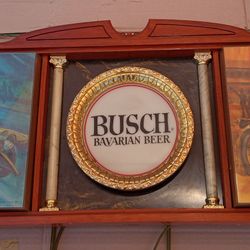 Busch Bavarian Beer Light Wall Sign