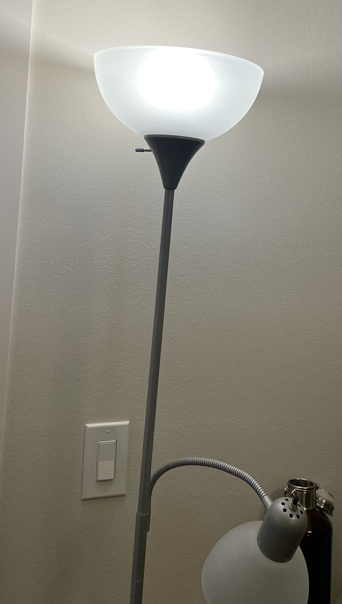 Silver Floor Lamp