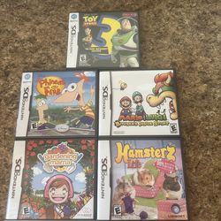 Nintendo ds games (5 games)