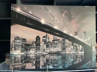 New York City Skyline Canvas Wall Art