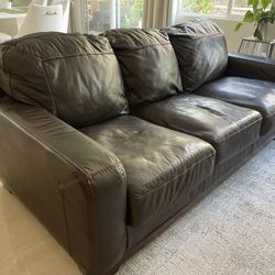 Leather Couch 