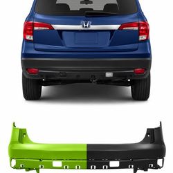 2016–2018 Honda Pilot - Painted Rear Bumper