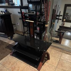 Contemporary TV Stand  3 Shelves 