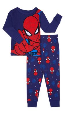 Spider Toddler Long Sleeve Shirt and Pants Pajama Set