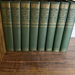 1923 Rare Antique Books (Set of 8)