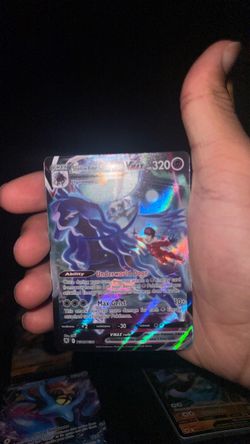 Pokémon Shadow Rider Calyrex VMAX Holo Card