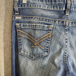 Cinch Ada Relaxed Bootcut 30/9L 34” Long Western Cowgirl Jeans Mid rise Rodeo 