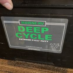 Marine Deep  Cycle Battery