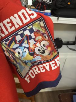 Bluey Hologram Hoodie Size 6