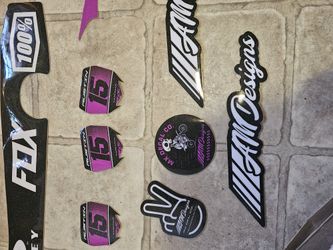 Custom Dirt Bike Stickers