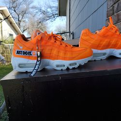 Nike Air Max Size 895 Overbranding Orange for Sale in San